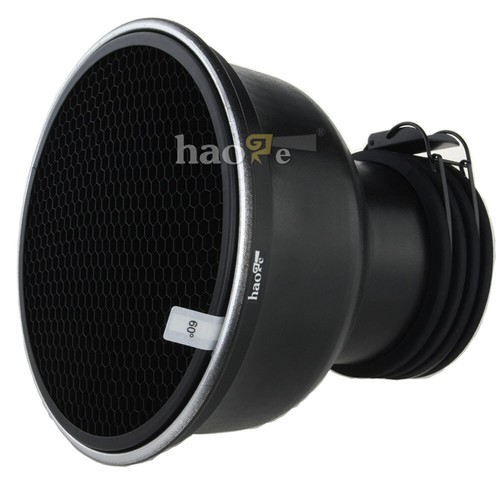 Reflector de zoom + 6x rejilla de panal para estudio fotográfico luz flash estroboscópica monoluz - Imagen 4 de 12