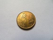 Slovakian 1 Koruna - 1994 - One Koruna - Slovakia - Slovak Koruna With Madonna