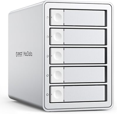 ORICO Daisy-Chain 5 Bay Hard Drive Enclosure USB 3.1 Gen 2 Aluminum Das