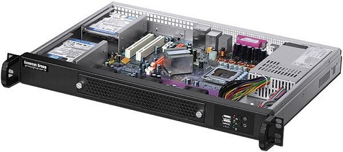 Estuche 1U (Short D11.8") (4 x 2.5" HDD) (Chasis de Montaje en Rack) (Micro-ATX / ITX) NUEVO - Imagen 4 de 17