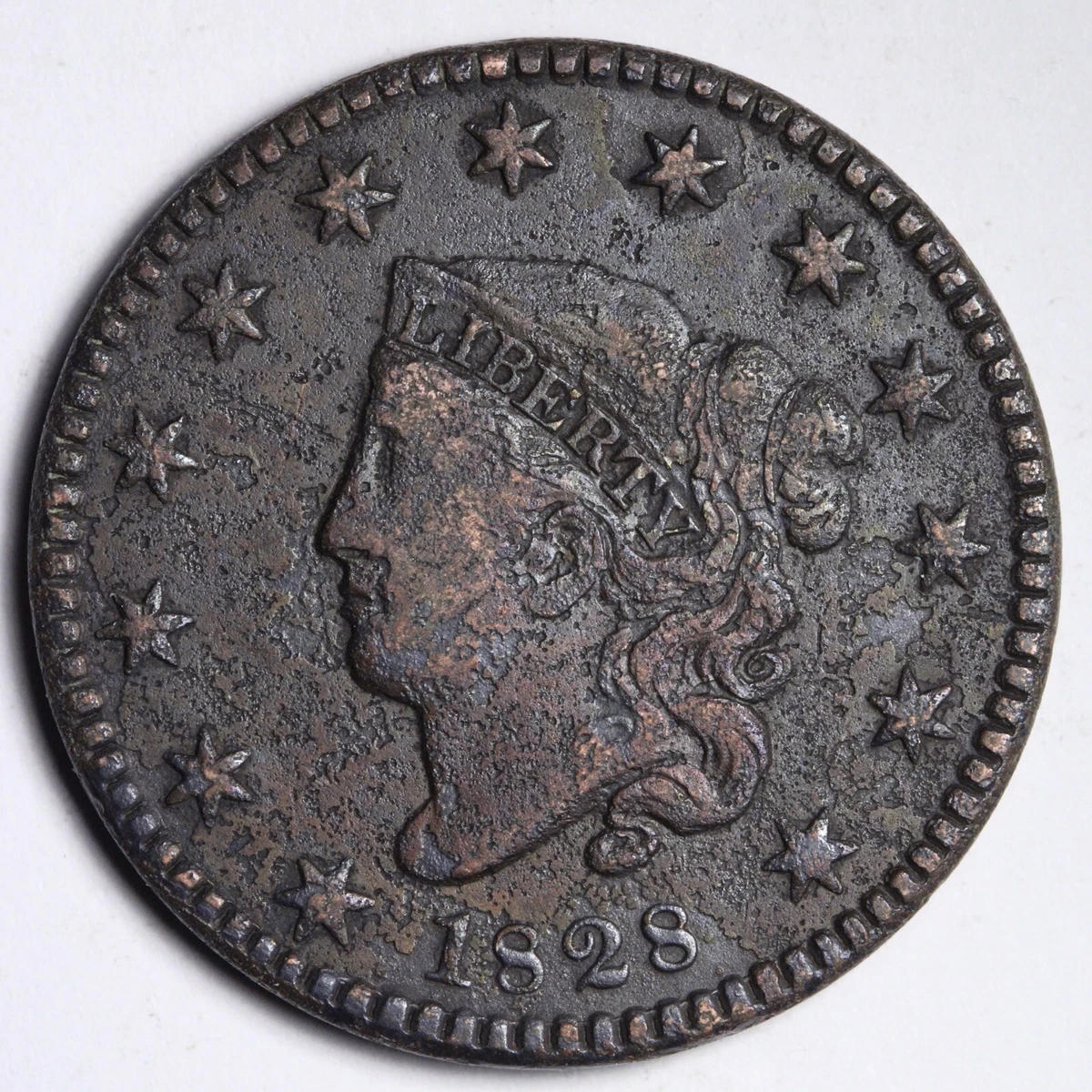 1828 Year Coronet Head US Large Cents (1816-1839) for sale | eBay