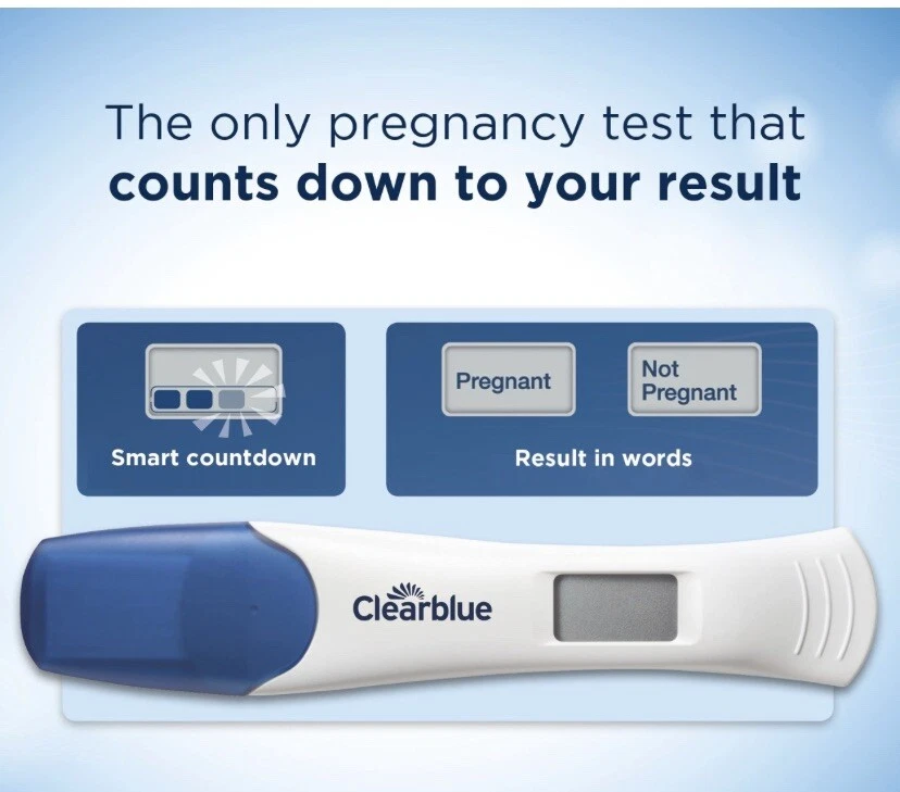 2 Real Clear Blue Digital Pregnancy Test 🤰🏻+ Early Results Pregnant  4084500477285