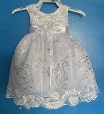 Baptism or Christening Dress for girl/Vestido para Bautizo de nina size S