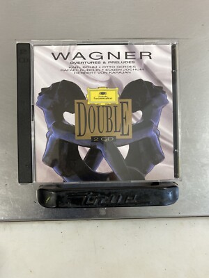 KARAJAN, Bohm, Kubelik, Jochum Wagner: Overture & Preludes DG 2 CDs