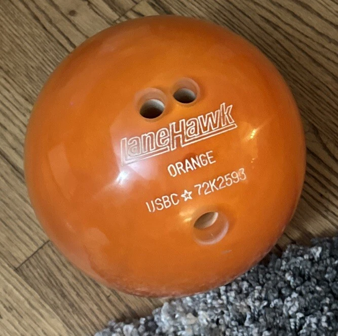 Rare LANE HAWK ORANGE Unicorn Holy Grail BOWLING BALL Viral Trump 72k2593 Fruit - Image 4 of 4
