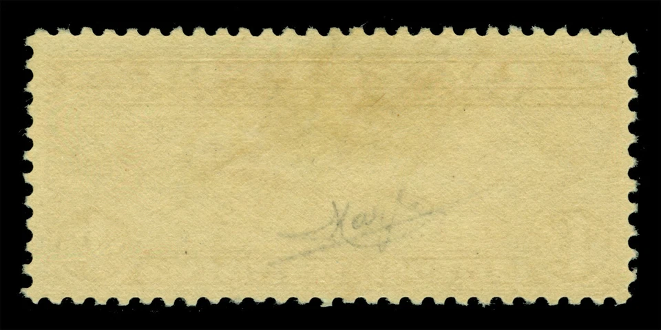 US 1930 AIRMAIL - GRAF ZEPPELIN issue $1.30 brown Scott # C14 mint MLH/NH VF - Image 2 of 2