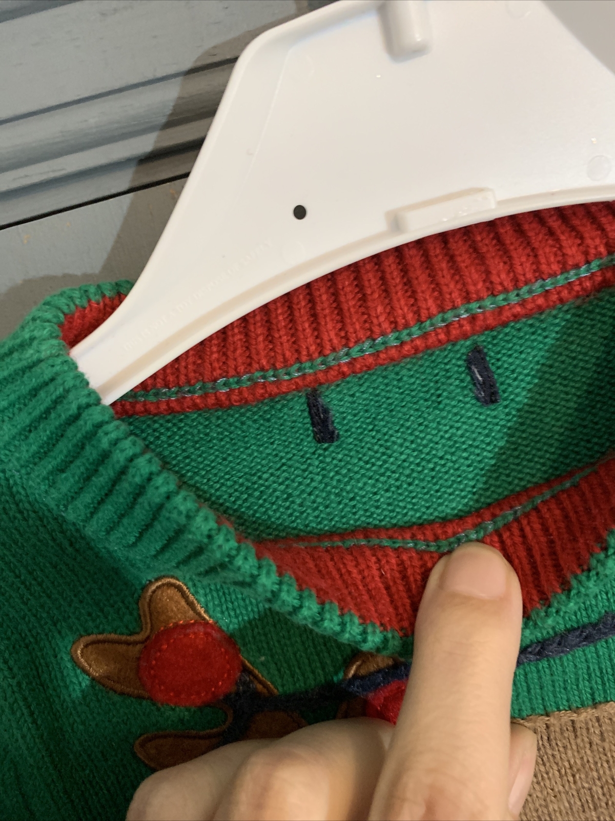 NEXT First Christmas Jumper - Reindeer - 3-6 months image 3