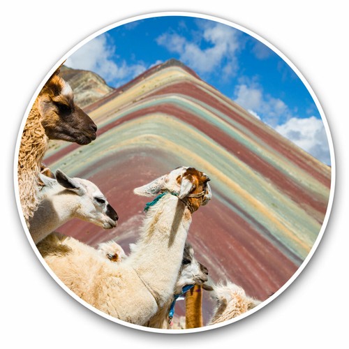 2 x Vinyl Stickers 30cm - Rainbow Mountains of Zhangye Cool Gift #3603 - 第 1/9 張圖片