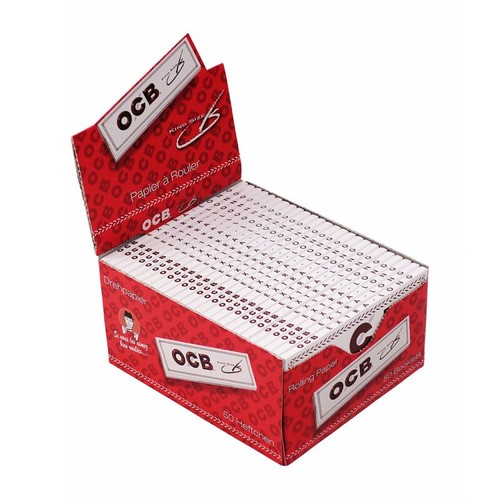 OCB Bianco long King Size Cartine Lunche White 25 Libretti - Picture 2 of 3