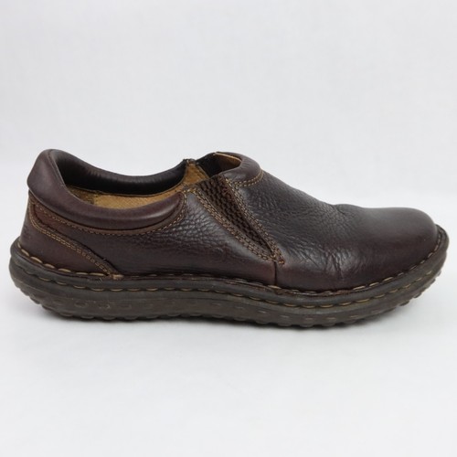 Born Loafers Shoes Women's 8.5 Brown Pebbled Leather Chelsea Comfort 40 W6542 - Picture 11 of 19