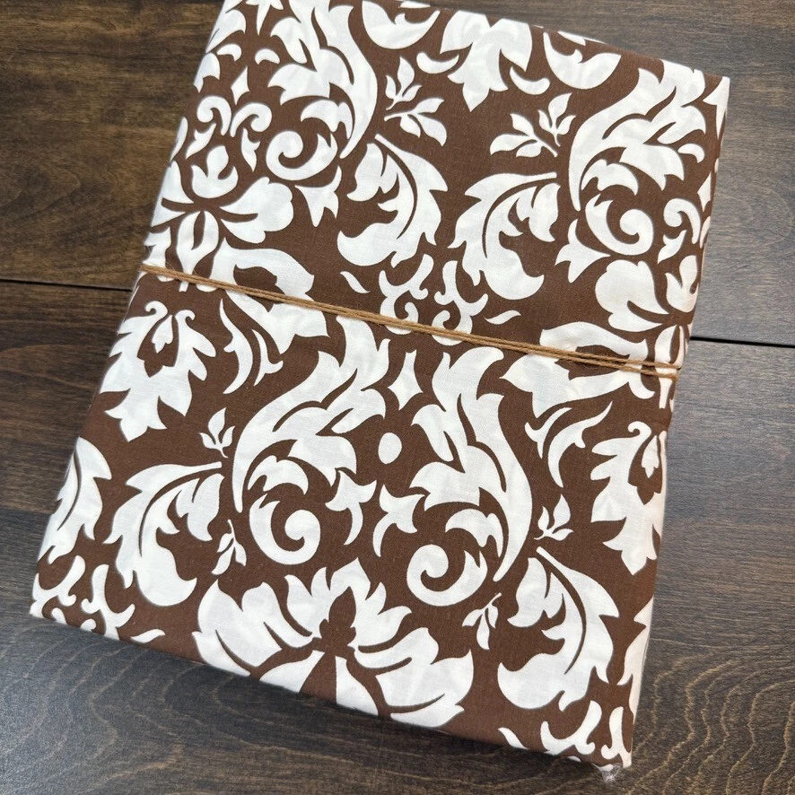 FUNDA NÓRDICA DE DAMASCO DORMITORIO ADOLESCENTE GRANERO CERÁMICA, DOBLE 100% ALGODÓN ~ MARRÓN CHOCOLATE Foto 3 de 4