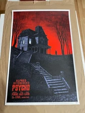PSYCHO Mondo Poster DANIEL DANGER 2012 Screen Print Numbered 115/375 