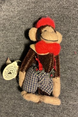 Boyds Bear T. F. Wuzzies Monkey Toodles F Wuzzle  3.5  Plush NEW w Tag