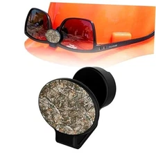 Magnetic Sunglass Clip for Hats - No-Slip Glasses Holder for Caps, Black Camo