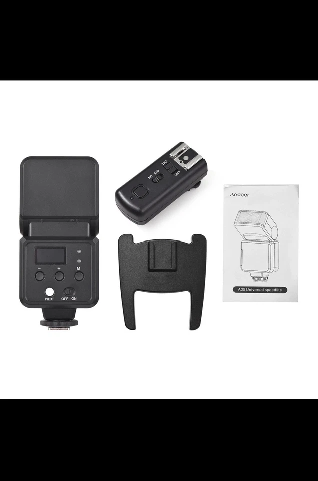 Andoer A35 Camera Flash Speedlite Wireless For Canon, Sony, Nikon Panasonic - Image 2 of 4