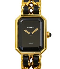 Used CHANEL Premiere L size H0001 YGP Wrist watch Women Quartz Yellow