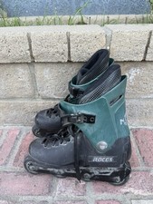 Roces Majestic 12 Forrest Green 1997 Aggressive Skates Size 9 Used If You Have A