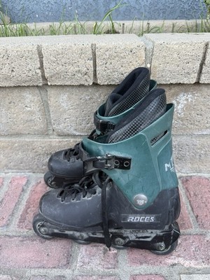 Roces Majestic 12 Forrest Green 1997 Aggressive Skates Size 9 Used If You Have A