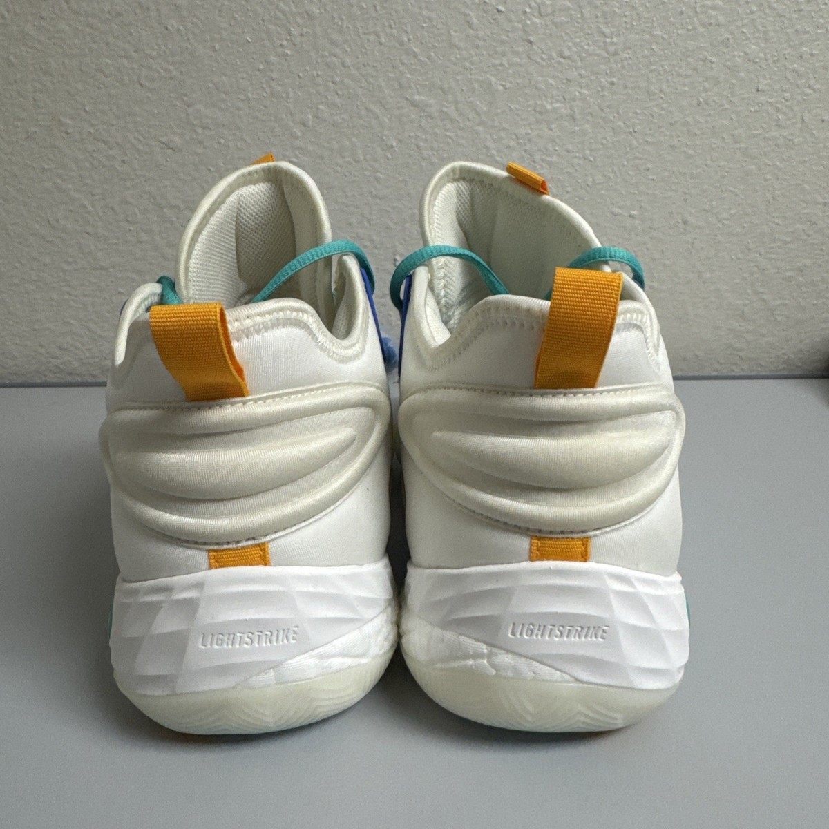 NEW Adidas BYW Select SMU Basketball Shoes IF4285 Size 14 Cream White Blue Burst Size 14 - Adidas BYW Select Cream White Blue Burst for sale  main image 3