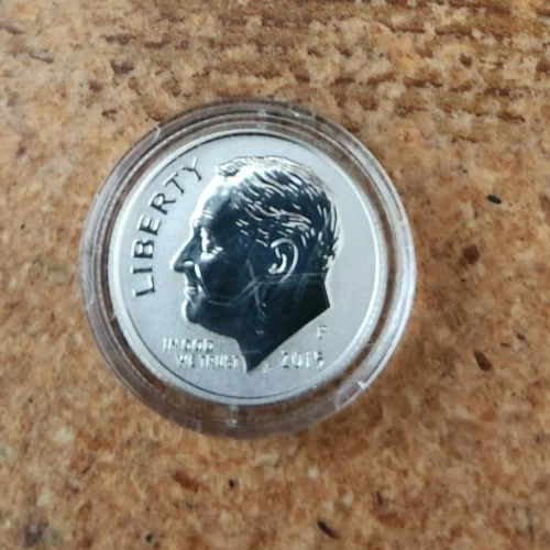 2015 p silver reverse proof Roosevelt dime in original capsule. (