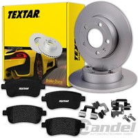 Textar Bremsscheiben 260Mm + BelÄGe Hinten Passend FüR Renault Clio 5 V