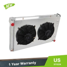 For Chevy C/K Series GMC C2500 1973-1987 4 Row Radiator+Shroud Fan CC716