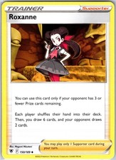 Roxanne 150/189 Uncommon Regular Card SWSH10: Astral Radiance Pokemon TCG LP