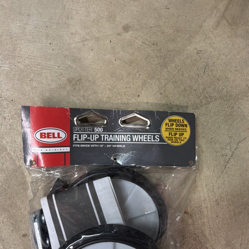 Bell Spotter 500 Flip-Up Adjustable Training Wheels 12-20in w/ Hardware