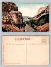 Yellowstone, WY-Wyoming, Golden Gate National Park Old Vintage Postcard