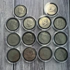 (Lot of 14) Mixed Date Kennedy Half Dollar Clad Coins in Capsules