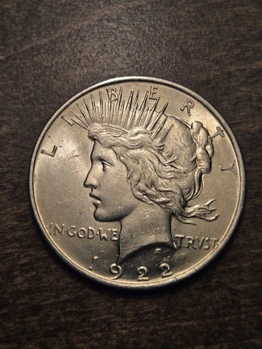1922 Peace 90%  Silver  Dollar Unc Bu+++
