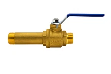 Full Port Straight Brass Water Heater Drain Sediment Flush Valve