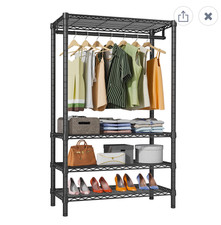 Never used clothing rack /shelving unit