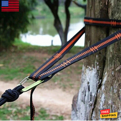 600lb Hammock Straps 2 Pack Heavy Duty Polyester Tree Hanging Rope Set