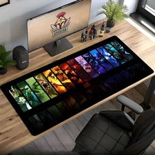 HOT-40*90cmDota 2 Gaming Mouse Pad w/Rubber Base - Large Oblong Desk Mat for PC,