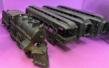 Kenton Cast Iron Pennsylvania RR Rouin 5 Piece Floor Train