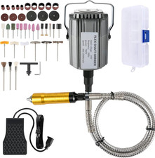 Smerigliatrice Albero Flessibile 780W Utensile Rotante 500-23000RPM Rotante Intagliatore con 1/4"