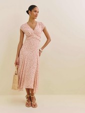 Reformation Women’s Flower Print Midi Dress - Size 6 - BRAND NEW WITH TAGS