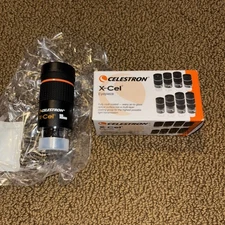 NIB Celestron X-Cel Series - 1.25'' Eyepiece 18mm Item #93391