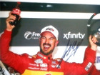 Joey Logano 2026 DAYTONA DUELS VICTORY CELEBRATION autographed 8x10 photo — photo 1