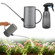 2 in 1 Plant Watering Can Set Fine Mist Spray Bottle Long Spout Indoor Garden