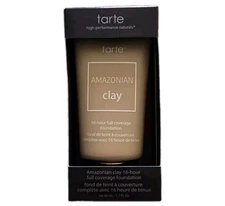 Tarte Amazonian Clay 16 Hour Full Coverage Foundation ~ 37S Medium Tan Sand  NIB