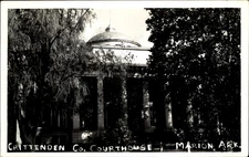 Crittenden County Court House ~ Marion Arkansas AR ~ RPPC real photo