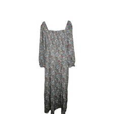 Umgee USA Women's Maxi Ruffled Tiered Cottage Core Dress Size Medium