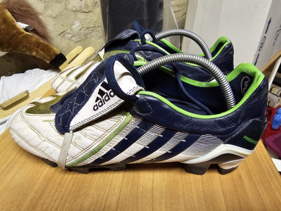 Rare Adidas Predator Vintage 2008 Powerswerve TRX FG UK9 Used
