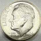 1964 Silver Roosevelt Dime BU Uncirculated