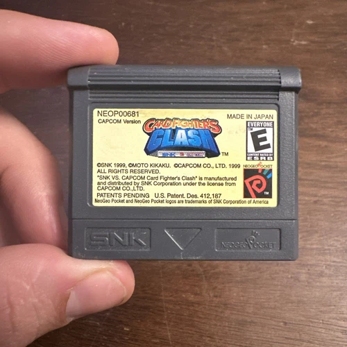 SNK vs. Capcom Card Fighters' Clash (Neo Geo Pocket) Tested - Authentic