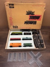 Vtg Allstate Sears Roebeck Co Usa Marx Ho Guage Train Set No 9821 - Tested Vtg Allstate Sears Roebeck Co Usa Marx Ho Guage Train Set No 9821 - Tested