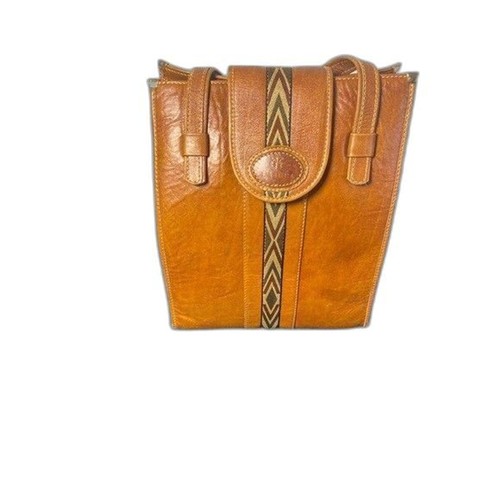 Vintage Antigua Leder Guatemaltekische Schultertasche Boho Western Style rechteckig Handtasche