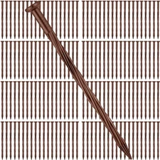 250 Pcs 8 Inch Landscape Edging Spikes Plastic Lawn Stakes Anchoring Nails Sp...